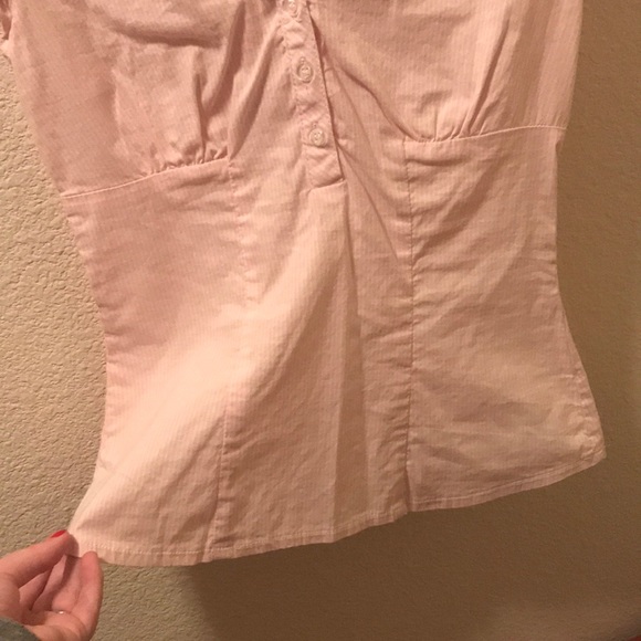 H&M Pinstriped Fit & Flare Top - Picture 2 of 3